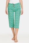 Rosaline Meadows Knit Cotton Capri (Pack of 2) - Green Blue — thumbnail 2